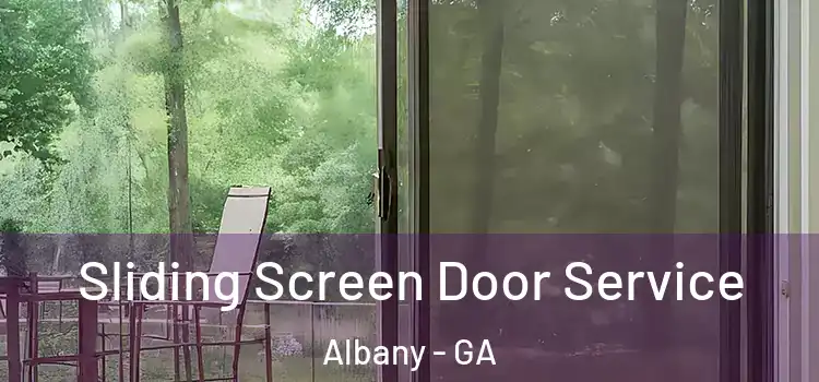 Sliding Screen Door Service Albany - GA